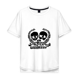 Мужская футболка хлопок Oversize с принтом Green Day в городе Новоалтайск, 100% хлопок | свободный крой, круглый ворот, “спинка” длиннее передней части | american | day | green | idiot | альтернативный | американ | билли джо армстронг | греен | грин | группа | дай | дей | зелёный день | майк дёрнт | музыка | панк | поп | поппанк | рок | тре кул