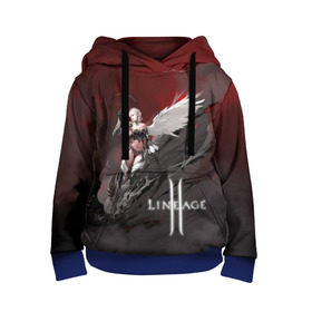 Детская толстовка 3D с принтом Angel в городе Новоалтайск, 100% полиэстер | двухслойный капюшон со шнурком для регулировки, мягкие манжеты на рукавах и по низу толстовки, спереди карман-кенгуру с мягким внутренним слоем | goddess of destruction | line age | line age ii | lineage ii | линейка
