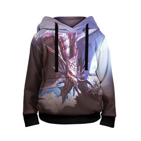 Детская толстовка 3D с принтом Dragon в городе Новоалтайск, 100% полиэстер | двухслойный капюшон со шнурком для регулировки, мягкие манжеты на рукавах и по низу толстовки, спереди карман-кенгуру с мягким внутренним слоем | goddess of destruction | line age | line age ii | lineage ii | линейка