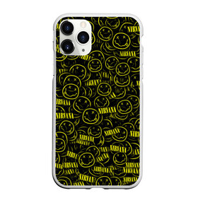 Чехол для iPhone 11 Pro матовый с принтом Нирвана в городе Новоалтайск, Силикон |  | grunge | kurt cobain | гранж | курт кобейн | паттерн | смайл