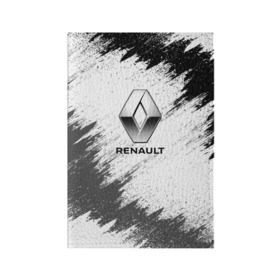 Обложка для паспорта матовая кожа с принтом Renault в городе Новоалтайск, натуральная матовая кожа | размер 19,3 х 13,7 см; прозрачные пластиковые крепления | auto | car | race | renault | авто | гонки | краска | краски | марка | машина | рено