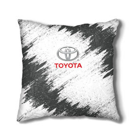 Подушка 3D с принтом TOYOTA в городе Новоалтайск, наволочка – 100% полиэстер, наполнитель – холлофайбер (легкий наполнитель, не вызывает аллергию). | состоит из подушки и наволочки. Наволочка на молнии, легко снимается для стирки | Тематика изображения на принте: auto | car | race | toyota | авто | гонки | краска | краски | марка | машина | тойота