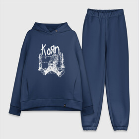 Женский костюм хлопок Oversize с принтом Korn в городе Новоалтайск,  |  | korn | koяn | альтернативный | арвизу | гранж | грув | группа | дэвис | корн | коян | лузье | манки | метал | музыка | нюметал | панк | песни | рок | уэлч | филди | филипп | хэд | череп | шаффер