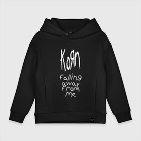 Детское худи Oversize хлопок с принтом Korn - falling away from me в городе Новоалтайск, френч-терри — 70% хлопок, 30% полиэстер. Мягкий теплый начес внутри —100% хлопок | боковые карманы, эластичные манжеты и нижняя кромка, капюшон на магнитной кнопке | korn | koяn | альтернативный | арвизу | гранж | грув | группа | дэвис | корн | коян | лузье | манки | метал | музыка | нюметал | панк | песни | рок | уэлч | филди | филипп | хэд | череп | шаффер