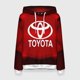 Женская толстовка 3D с принтом Toyota SPORT в городе Новоалтайск, 100% полиэстер  | двухслойный капюшон со шнурком для регулировки, мягкие манжеты на рукавах и по низу толстовки, спереди карман-кенгуру с мягким внутренним слоем. | auto | automobile | car | carbon | machine | motor | motor car | sport car | toyota | автомашина | бренд | легковой автомобиль | марка | спортивный автомобиль | тачка
