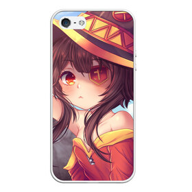 Чехол для iPhone 5/5S матовый с принтом KonoSuba в городе Новоалтайск, Силикон | Область печати: задняя сторона чехла, без боковых панелей | aqua | darkness | kono subarashii | konosuba | megumin | этот замечательный мир