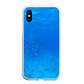 Чехол для iPhone XS Max матовый с принтом Море в городе Новоалтайск, Силикон | Область печати: задняя сторона чехла, без боковых панелей | Тематика изображения на принте: fish | fishes | pisces | море | морские обитатели | морской | океан | рыбы