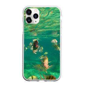 Чехол для iPhone 11 Pro Max матовый с принтом abyssal fishes в городе Новоалтайск, Силикон |  | Тематика изображения на принте: fish | fishes | pisces | море | морские обитатели | морской | океан | рыбы