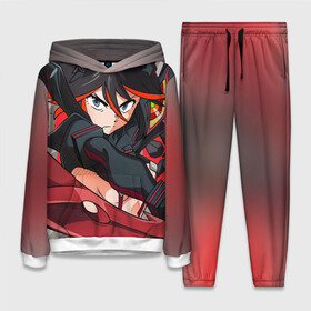 Женский костюм 3D (с толстовкой) с принтом Рюко в городе Новоалтайск,  |  | anime | kill la kill | ryuko matoi | аниме | круши кромсай | рюко матой | убей | умри