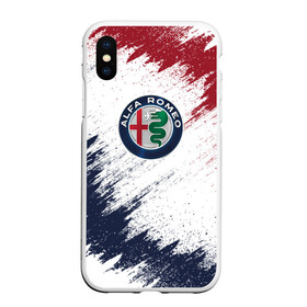 Чехол для iPhone XS Max матовый Alfa Romeo: в городе Новоалтайск, Силикон | Область печати: задняя сторона чехла, без боковых панелей | alfa | auto | car | romeo | авто | альфа | машина | ромео