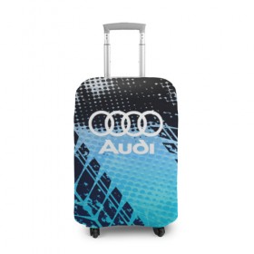 Чехол для чемодана 3D с принтом Audi sport auto motors в городе Новоалтайск, 86% полиэфир, 14% спандекс | двустороннее нанесение принта, прорези для ручек и колес | audi | auto | automobile | car | carbon | machine | motor | motor car | sport car | автомашина | ауди | бренд | легковой автомобиль | марка | спортивный автомобиль | тачка