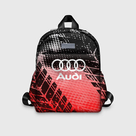 Детский рюкзак 3D с принтом Audi sport auto motors  в городе Новоалтайск, 100% полиэстер | лямки с регулируемой длиной, сверху петелька, чтобы рюкзак можно было повесить на вешалку. Основное отделение закрывается на молнию, как и внешний карман. Внутри дополнительный карман. По бокам два дополнительных кармашка | audi | auto | automobile | car | carbon | machine | motor | motor car | sport car | автомашина | ауди | бренд | легковой автомобиль | марка | спортивный автомобиль | тачка