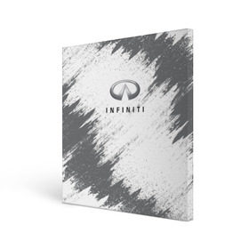 Холст квадратный с принтом INFINITI в городе Новоалтайск, 100% ПВХ |  | auto | car | infiniti | race | авто | гонки | инфинити | краска | краски | марка | машина