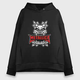 Женское худи Oversize хлопок с принтом Metallica death magnetic в городе Новоалтайск, френч-терри — 70% хлопок, 30% полиэстер. Мягкий теплый начес внутри —100% хлопок | боковые карманы, эластичные манжеты и нижняя кромка, капюшон на магнитной кнопке | m | metallica | группа | джеймс хэтфилд | кирк хэмметт | ларс ульрих | метал | металика | металлика | миталика | музыка | роберт трухильо | рок | трэш | трэшметал | хард | хардрок | хеви | хевиметал
