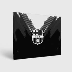 Холст прямоугольный с принтом Barcelona abstract original в городе Новоалтайск, 100% ПВХ |  | football | soccer | барселона