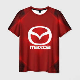 Мужская футболка 3D с принтом Mazda SPORT в городе Новоалтайск, 100% полиэфир | прямой крой, круглый вырез горловины, длина до линии бедер | auto | automobile | car | carbon | machine | mazda | motor | motor car | sport car | автомашина | бренд | легковой автомобиль | мазда | марка | спортивный автомобиль | тачка