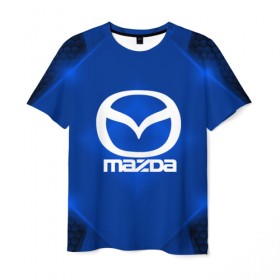 Мужская футболка 3D с принтом Mazda SPORT в городе Новоалтайск, 100% полиэфир | прямой крой, круглый вырез горловины, длина до линии бедер | auto | automobile | car | carbon | machine | mazda | motor | motor car | sport car | автомашина | бренд | легковой автомобиль | мазда | марка | спортивный автомобиль | тачка
