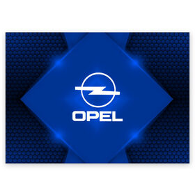 Поздравительная открытка с принтом Opel SPORT в городе Новоалтайск, 100% бумага | плотность бумаги 280 г/м2, матовая, на обратной стороне линовка и место для марки
 | Тематика изображения на принте: auto | automobile | car | carbon | machine | motor | motor car | opel | sport car | автомашина | бренд | легковой автомобиль | марка | опель | спортивный автомобиль | тачка