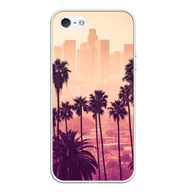 Чехол для iPhone 5/5S матовый с принтом Los Angeles в городе Новоалтайск, Силикон | Область печати: задняя сторона чехла, без боковых панелей | california | la | los angeles | usa | америка | город ангелов | калифорния | лос анджелес | океан | отдых | отпуск | пальмы | путешествие | спорт | столица | сша | туризм | фитнес | штаты