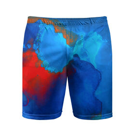 Мужские шорты 3D спортивные с принтом blob color в городе Новоалтайск,  |  | abstraction | color | spray | tie dye | абстракция | акварель | брызги красок | живопись | искусство | капли капли | краски | текстуры | цветные краски | яркие цвета
