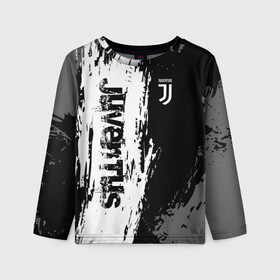 Детский лонгслив 3D с принтом JUVENTUS / ЮВЕНТУС в городе Новоалтайск, 100% полиэстер | длинные рукава, круглый вырез горловины, полуприлегающий силуэт
 | fc | football | fotball club | juventus | sport | спорт | спортивные | униформа | фирменые цвета | фк | футбол | футбольный клуб | ювентус