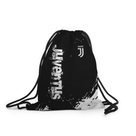 Рюкзак-мешок 3D с принтом JUVENTUS SPORT в городе Новоалтайск, 100% полиэстер | плотность ткани — 200 г/м2, размер — 35 х 45 см; лямки — толстые шнурки, застежка на шнуровке, без карманов и подкладки | fc | football | fotball club | juventus | sport | спорт | спортивные | униформа | фирменые цвета | фк | футбол | футбольный клуб | ювентус