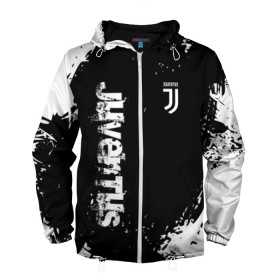 Мужская ветровка 3D с принтом JUVENTUS SPORT в городе Новоалтайск, 100% полиэстер | подол и капюшон оформлены резинкой с фиксаторами, два кармана без застежек по бокам, один потайной карман на груди | fc | football | fotball club | juventus | sport | спорт | спортивные | униформа | фирменые цвета | фк | футбол | футбольный клуб | ювентус