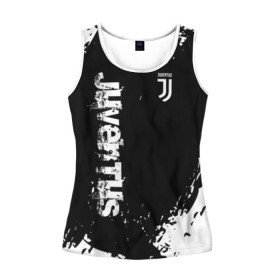 Женская майка 3D с принтом JUVENTUS SPORT в городе Новоалтайск, 100% полиэстер | круглая горловина, прямой силуэт, длина до линии бедра | fc | football | fotball club | juventus | sport | спорт | спортивные | униформа | фирменые цвета | фк | футбол | футбольный клуб | ювентус
