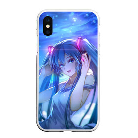 Чехол для iPhone XS Max матовый с принтом Miku в городе Новоалтайск, Силикон | Область печати: задняя сторона чехла, без боковых панелей | anime | hatsune | miku | vocaloid | аниме | вокалоид | мику