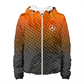 Женская куртка 3D с принтом MERCEDES COLLECTION CARBON в городе Новоалтайск, ткань верха — 100% полиэстер, подклад — флис | прямой крой, подол и капюшон оформлены резинкой с фиксаторами, два кармана без застежек по бокам, один большой потайной карман на груди. Карман на груди застегивается на липучку | auto | automobile | car | carbon | machine | mercedes | motor | motor car | sport car | автомашина | бренд | легковой автомобиль | марка | спортивный автомобиль | тачка