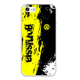Чехол для iPhone 5/5S матовый с принтом BORUSSIA SPORT в городе Новоалтайск, Силикон | Область печати: задняя сторона чехла, без боковых панелей | боруссия | дортмунд