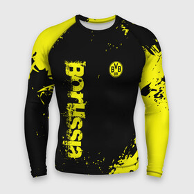 Мужской рашгард 3D с принтом BORUSSIA SPORT в городе Новоалтайск,  |  | боруссия | дортмунд