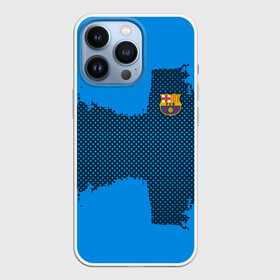 Чехол для iPhone 13 Pro с принтом BARCELONA SPORT BLUE в городе Новоалтайск,  |  | Тематика изображения на принте: football | soccer | барселона