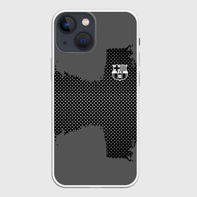 Чехол для iPhone 13 mini с принтом BARCELONA SPORT GRAY в городе Новоалтайск,  |  | Тематика изображения на принте: football | soccer | барселона