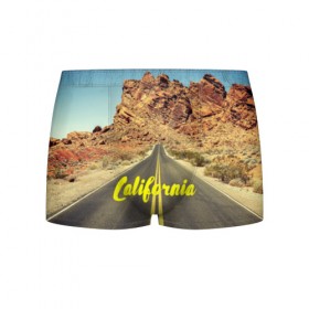Мужские трусы 3D с принтом California collection в городе Новоалтайск, 50% хлопок, 50% полиэстер | классическая посадка, на поясе мягкая тканевая резинка | california | usa | америка | города | дороги | калифорния | природа | страны | сша