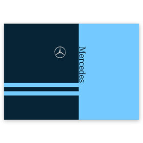 Поздравительная открытка с принтом Mercedes в городе Новоалтайск, 100% бумага | плотность бумаги 280 г/м2, матовая, на обратной стороне линовка и место для марки
 | b класс | benz | c класс | e класс | mercedes | s класс | а класс | авто | автомобиль | бенз | знак | лого | машина | мерен | мерин | мерс | мерседес | седан | символ | спорт | тачка | хэтчбек | эмблема