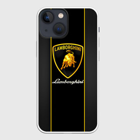 Чехол для iPhone 13 mini с принтом Lamborghini в городе Новоалтайск,  |  | automobili | gallardo | lamborghini | murcielago | reventon | roadster | s.p.a. | авто | автомобиль | знак | ламборгини | ламборджини | ламборжини | лого | машина | символ | спорт | тачка | эмблема