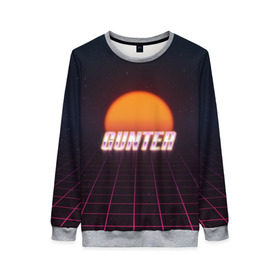 Женский свитшот 3D с принтом Gunter (Пассхантер) в городе Новоалтайск, 100% полиэстер с мягким внутренним слоем | круглый вырез горловины, мягкая резинка на манжетах и поясе, свободная посадка по фигуре | 80 | ready player one | spilberg | восьмидесятые | первому игроку приготовиться | ретро | спилберг