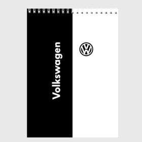 Скетчбук с принтом Volkswagen в городе Новоалтайск, 100% бумага
 | 48 листов, плотность листов — 100 г/м2, плотность картонной обложки — 250 г/м2. Листы скреплены сверху удобной пружинной спиралью | volkswagen | авто | автомобиль | вольксваген | лого | машина | фолькс ваген | фольксваген | эмблема