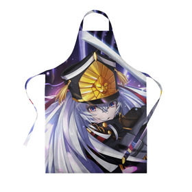 Фартук 3D с принтом Re:Creators в городе Новоалтайск, 100% полиэстер | общий размер — 65 х 85 см, ширина нагрудника — 26 см, горловина — 53 см, длина завязок — 54 см, общий обхват в поясе — 173 см. Принт на завязках и на горловине наносится с двух сторон, на основной части фартука — только с внешней стороны | anime | gunpuku no himegimi | re:creators | recreators | аниме | возрождающие