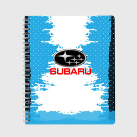 Тетрадь с принтом Subaru в городе Новоалтайск, 100% бумага | 48 листов, плотность листов — 60 г/м2, плотность картонной обложки — 250 г/м2. Листы скреплены сбоку удобной пружинной спиралью. Уголки страниц и обложки скругленные. Цвет линий — светло-серый
 | auto | automobile | car | carbon | machine | motor | motor car | sport car | subaru | автомашина | бренд | легковой автомобиль | марка | спортивный автомобиль | субару | тачка