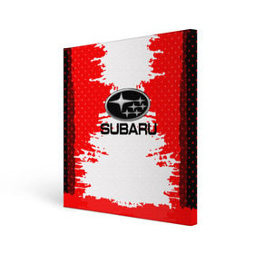 Холст квадратный с принтом Subaru в городе Новоалтайск, 100% ПВХ |  | auto | automobile | car | carbon | machine | motor | motor car | sport car | subaru | автомашина | бренд | легковой автомобиль | марка | спортивный автомобиль | субару | тачка