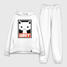 Женский костюм хлопок Oversize с принтом Qbey в городе Новоалтайск,  |  | anime | homura | puella magi madoka magica | аниме | волшебная девочка мадока | девочка волшебница мадока | хомура