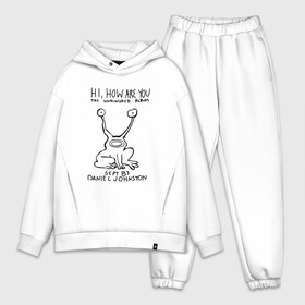 Мужской костюм хлопок OVERSIZE с принтом Hi, How Are You в городе Новоалтайск,  |  | cobain | kurt | nevermino | nirvana | альтернативный | гранж | грол | группа | дональд | кобейн | курт | музыка | надпись | нервана | нирвана | новоселич | певец | рок | смайл | смайлик | солист