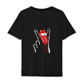 Мужская футболка хлопок Oversize с принтом The Rolling Stones в городе Новоалтайск, 100% хлопок | свободный крой, круглый ворот, “спинка” длиннее передней части | the rolling stones | бродяги | вольные странники | группа | катящиеся камни | кит ричардс | мик джаггер | рок | рок н ролл | ролинг | роллинг | рон вуд | стоун | стоунз | стоунс | чарли уоттс