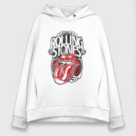 Женское худи Oversize хлопок с принтом The Rolling Stones в городе Новоалтайск, френч-терри — 70% хлопок, 30% полиэстер. Мягкий теплый начес внутри —100% хлопок | боковые карманы, эластичные манжеты и нижняя кромка, капюшон на магнитной кнопке | the rolling stones | бродяги | вольные странники | группа | катящиеся камни | кит ричардс | мик джаггер | рок | рок н ролл | ролинг | роллинг | рон вуд | стоун | стоунз | стоунс | чарли уоттс