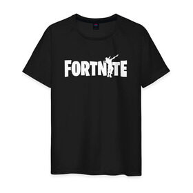 Мужская футболка хлопок с принтом Dab Fortnite в городе Новоалтайск, 100% хлопок | прямой крой, круглый вырез горловины, длина до линии бедер, слегка спущенное плечо. | fortnite | фортнайт