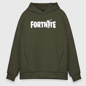 Мужское худи Oversize хлопок с принтом Dab Fortnite в городе Новоалтайск, френч-терри — 70% хлопок, 30% полиэстер. Мягкий теплый начес внутри —100% хлопок | боковые карманы, эластичные манжеты и нижняя кромка, капюшон на магнитной кнопке | fortnite | фортнайт