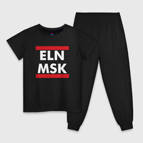 Детская пижама хлопок с принтом Elon Musk в городе Новоалтайск, 100% хлопок |  брюки и футболка прямого кроя, без карманов, на брюках мягкая резинка на поясе и по низу штанин
 | elon musk | spacex | илон маск | космос | марс | спейс икс