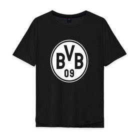 Мужская футболка хлопок Oversize с принтом Borussia Dortmund #2 в городе Новоалтайск, 100% хлопок | свободный крой, круглый ворот, “спинка” длиннее передней части | боруссия | дортмунд